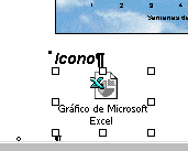 Gráfico vínculado - muestre como icono