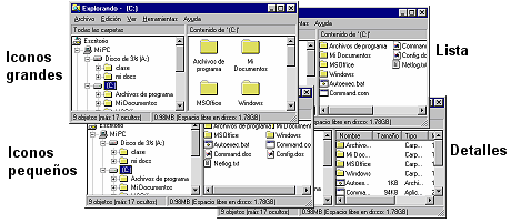 Vistas: Explorador (Win95/98)