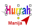 WordArt handles