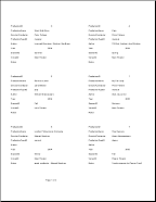 Report: 2 columns, page 1