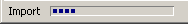 Status Bar: Message: Importing