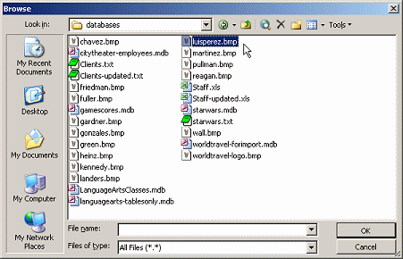 Dialog: Browse