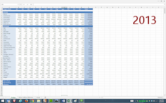 View: Full Screen (Excel 2013)