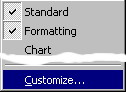 Popup Menu:Toolbars