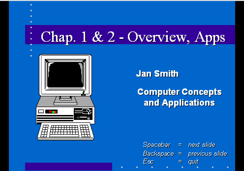 First slide of sample