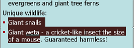 Bullet points promoted to first level