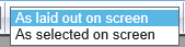 Button: As laid out on screen/As selected on screen (IE11)