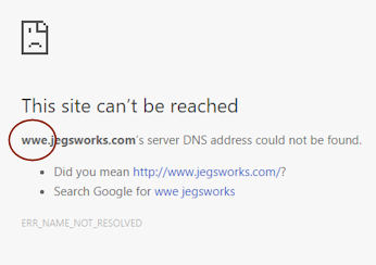 Error: Site cannot be reached (Chrome51)