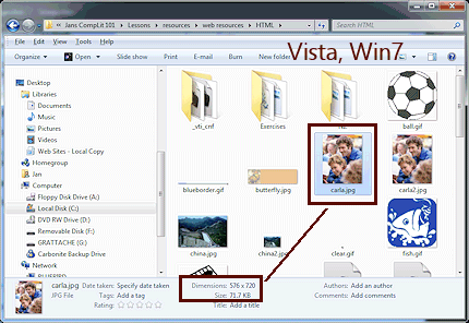 Explorer: carla.jpg dimensions (Win7)