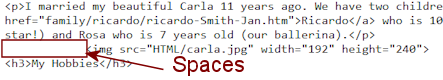 hector8 with spaces in front of IMG tag - Notepad