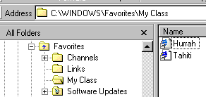 Explorer with new shortcut Hurrah