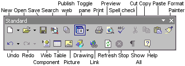 Toolbar: Standard
