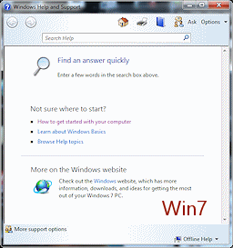 Help - initial screen (Win7)