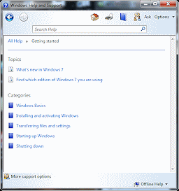 Help: Getting Started (Win7)