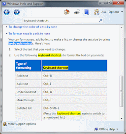 Help - Find on Page (Sticky Notes) (Win7)