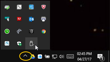 Hidden icons for the Notification Area (Win10CU)