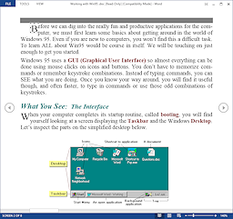 View: Read Mode (Word 2013)