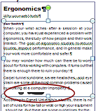 Image is underneath text (Word 2007)