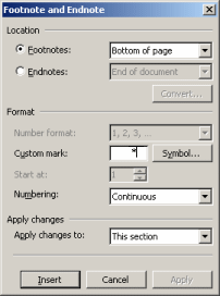 Dialog: Footnote and Endnote (2003)