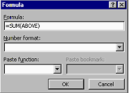 Dialog- Formula