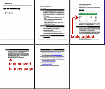Report - 5 pages after adding table