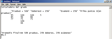 Tabla desde Excel - pegar en Notepad