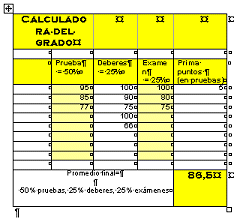 Tabla desde Excel - pegar - RTF=Rich Text Format