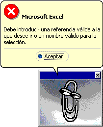 Mensaje: Error - referencia es no valida