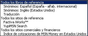 Panel: Referencia - libros
