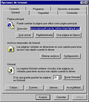 Dialog-Internet Options