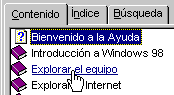 Ayuda tema - Explorar el equipo