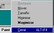 Menú contexto para aplicación en la Barra de Tareas