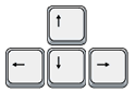 Arrow keys