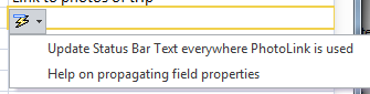Smart Tag/Action: Field properties