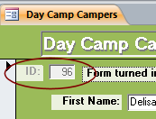 Form View: disabled control