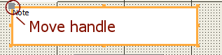 Move handle on a control (Access 2010)