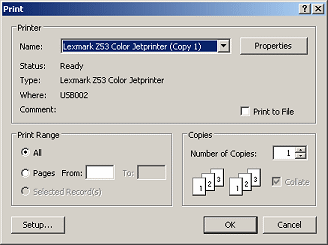 Dialog: Print