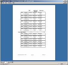 Exported report in Snapshot format, page 2