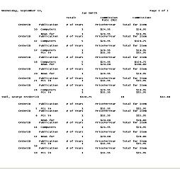 Exported report in TXT format, page 2