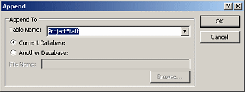 Dialog: Append