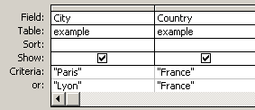 Query grid