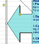 Comment with adjustment handles showing