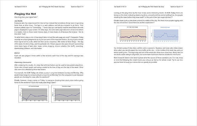 Charts grouped and centered 