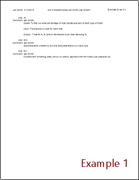 Example: Page 2 of finished subtotals