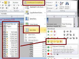 Conditional Formatting with Icon Sets