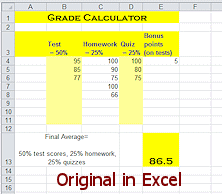 Excel data to copy and paste in various ways