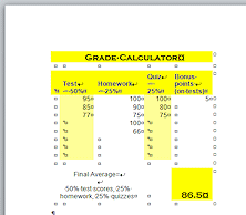 Excel data pasted into Word with marks showing