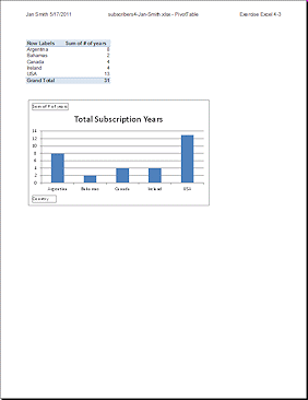 Sheet Pivot Table