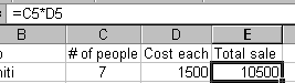 value of formula shown