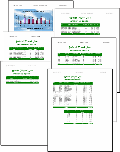 Print out of entire workbook